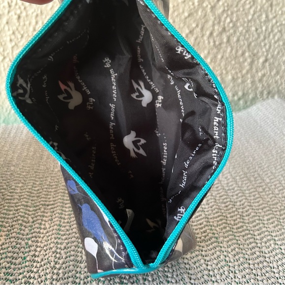 Bird print makeup bag and pencil case bags new NWOT - Picture 5 of 9